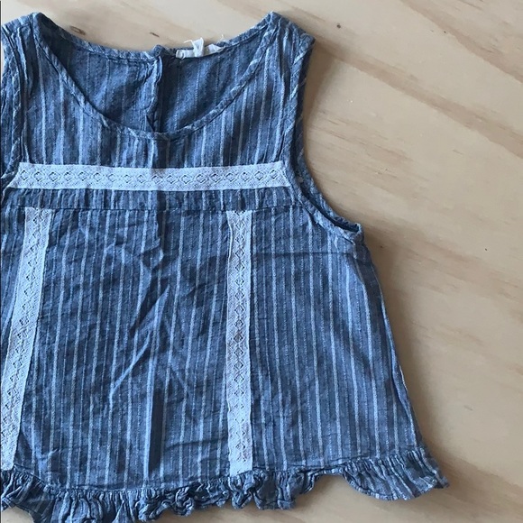 Hem & Thread Open Back Crop Top - Picture 1 of 4